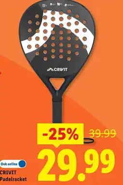 Lidl Crivit Padelracket aanbieding