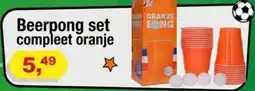 SoLow Beerpong set compleet oranje aanbieding