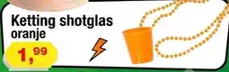 SoLow Ketting shotglas oranje aanbieding