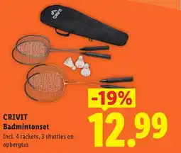 Lidl Crivit Badmintonset aanbieding