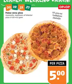 Poiesz Poiesz verse pizza aanbieding