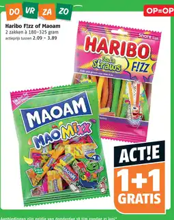 Poiesz Haribo F!zz of Maoam aanbieding