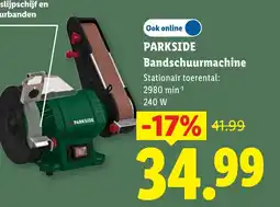 Lidl Parkside Bandschuurmachine aanbieding
