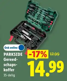 Lidl Parkside Gereed- schaps- koffer aanbieding