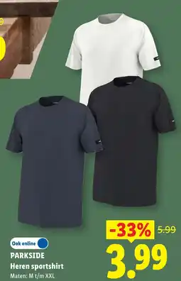 Lidl Parkside Heren sportshirt aanbieding