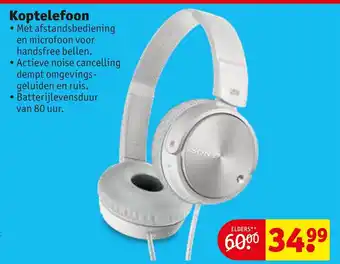 Kruidvat Koptelefoon aanbieding