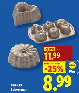 Lidl Zenker Bakvormen aanbieding