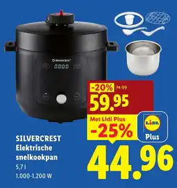 Lidl Silvercrest Elektrische snelkookpan aanbieding