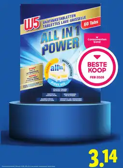 Lidl Vaatwastabletten Tablettes lave-vaisselle all in power aanbieding