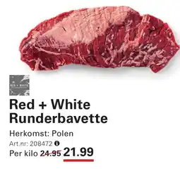 Sligro Red + White Runderbavette aanbieding