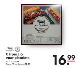 Sligro Carpaccio voor pistolets aanbieding