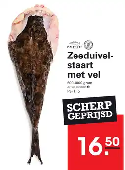 Sligro Zeeduivel- staart met vel aanbieding