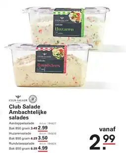 Sligro Club Salade Ambachtelijke salades aanbieding