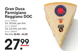 Sligro Gran Duca Parmigiano Reggiano DOC aanbieding