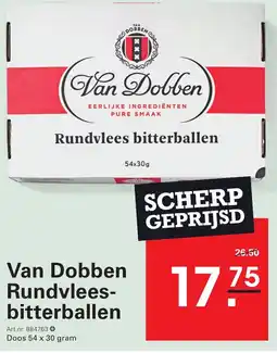 Sligro Van Dobben Rundvlees bitterballen aanbieding