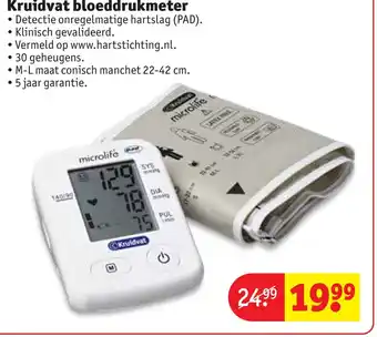 Kruidvat Bloeddrukmeter aanbieding