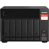Bol.com QNAP TVS-675 NAS Tower ZhaoXin KaiXian KX-6000 KX-U6580 8 GB DDR4 0 TB QuTS hero Zwart aanbieding