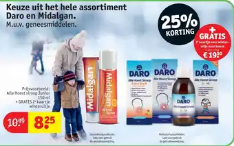 Kruidvat Keuze uit het hele assortiment daro en midalgan aanbieding