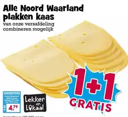 Boon`s Markt Alle Noord Waarland plakken kaas aanbieding