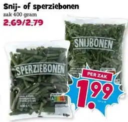 Boon`s Markt Snij of sperziebonen aanbieding
