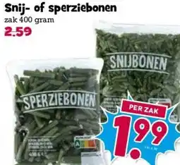 Boon`s Markt Snij- of sperziebonen aanbieding
