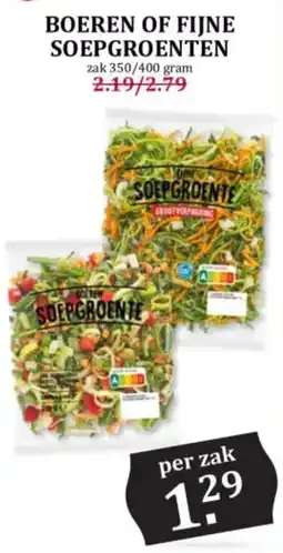 Boon`s Markt Boeren of fijne soepgroenten aanbieding