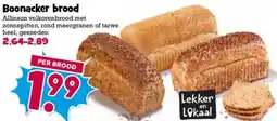 Boon`s Markt Boonacker brood aanbieding