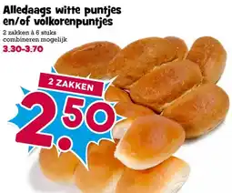 Boon`s Markt Alledaags witte puntjes en/of volkorenpuntjes aanbieding