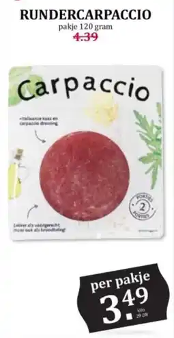 Boon`s Markt Rundercarpaccio aanbieding