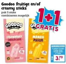 Boon`s Markt Goodoo fruitige en/of creamy sticks aanbieding
