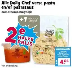 Boon`s Markt Alle Daily Chef verse pasta en/of pastasaus aanbieding