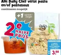 Boon`s Markt Alle Daily Chef verse pasta en/of pastasaus aanbieding