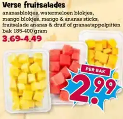 Boon`s Markt Verse fruitsalades aanbieding
