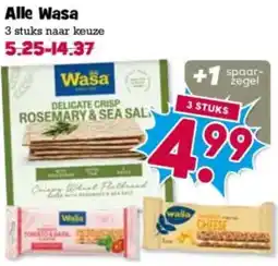 Boon`s Markt Alle Wasa aanbieding