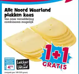 Boon`s Markt Alle Noord Waarland plakken kaas aanbieding