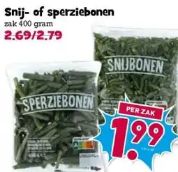 Boon`s Markt Snij- of sperziebonen aanbieding