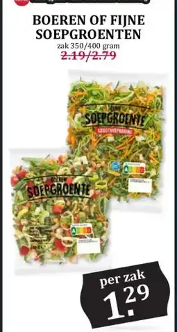 Boon`s Markt BOEREN OF FIJNE SOEPGROENTEN aanbieding