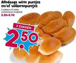 Boon`s Markt Alledaags witte puntjes en/of volkorenpuntjes aanbieding