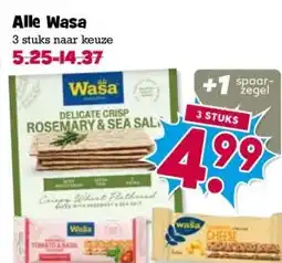 Boon`s Markt Alle Wasa aanbieding