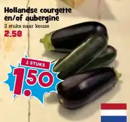 Boon`s Markt Hollandse courgette en/of aubergine aanbieding