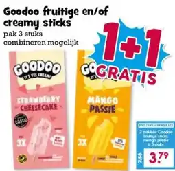 Boon`s Markt Goodoo fruitige en/of creamy sticks aanbieding