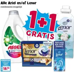 Boon`s Markt Alle Ariel en/of Lenor aanbieding