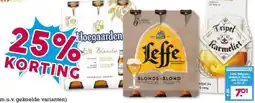 Boon`s Markt Alle Leffe. Hoegaarden of Tripel Karmeliet aanbieding