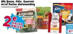 Boon`s Markt Alle Bonzo, Felix, Gourmet en/of Purina dierenvoeding aanbieding