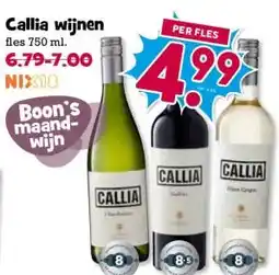 Boon`s Markt Callia wijnen aanbieding