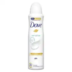 Albert Heijn Dove Women deodorant sensitive aanbieding