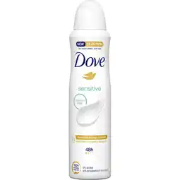 Albert Heijn Dove Women deodorant sensitive aanbieding