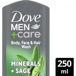 Albert Heijn Dove Men+care mineralen & salie douchegel aanbieding