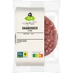 Albert Heijn AH Biologisch Hamburger 2 stuks aanbieding