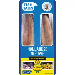 Albert Heijn Fish Tales Hollandse nieuwe met kesbeke zuur aanbieding